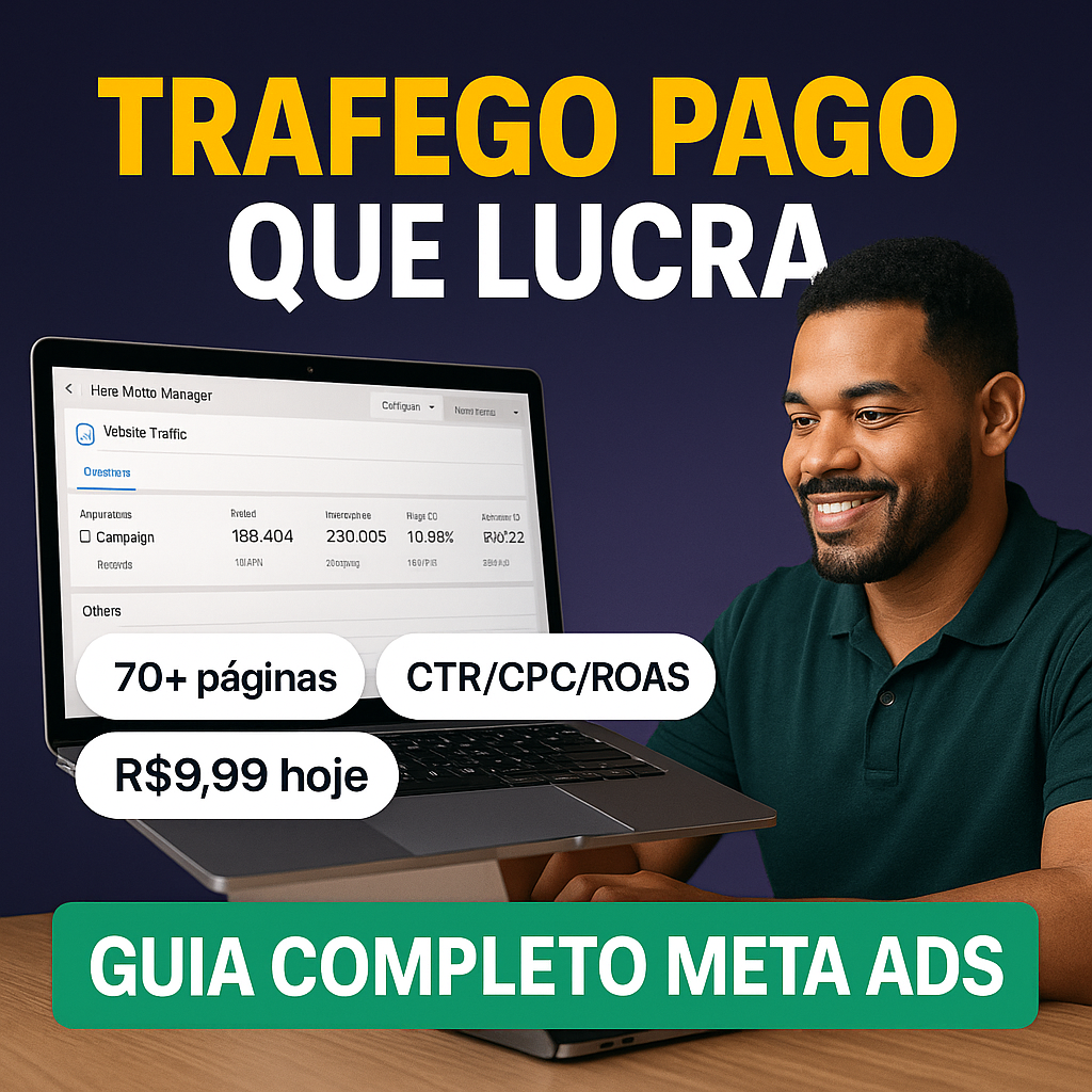 Guia: Passo a passo do Trafégo pago