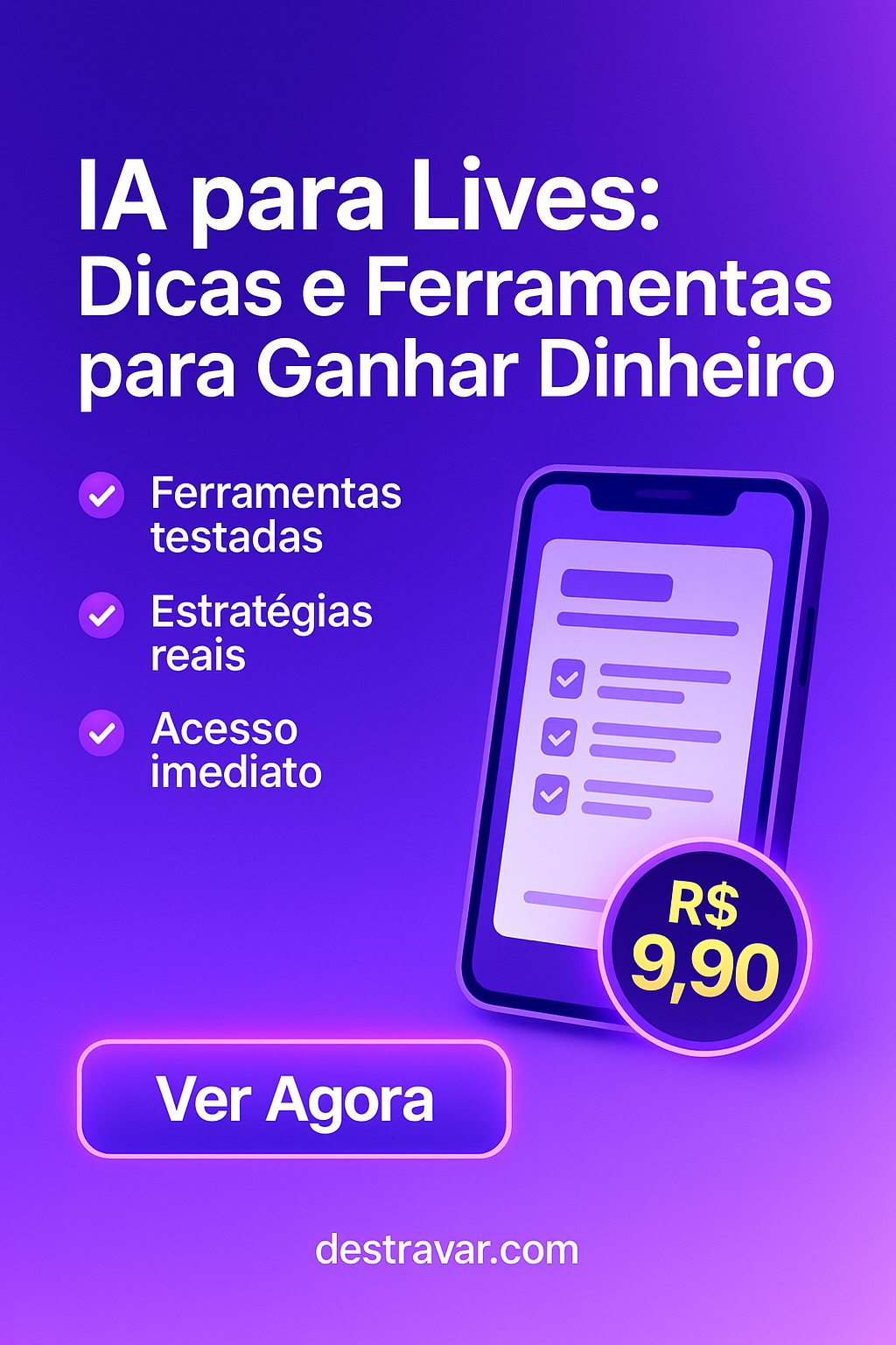 IA para Lives: Dicas e Ferramentas para Ganhar Dinheiro